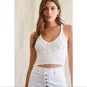 Forever 21 White Tank Top